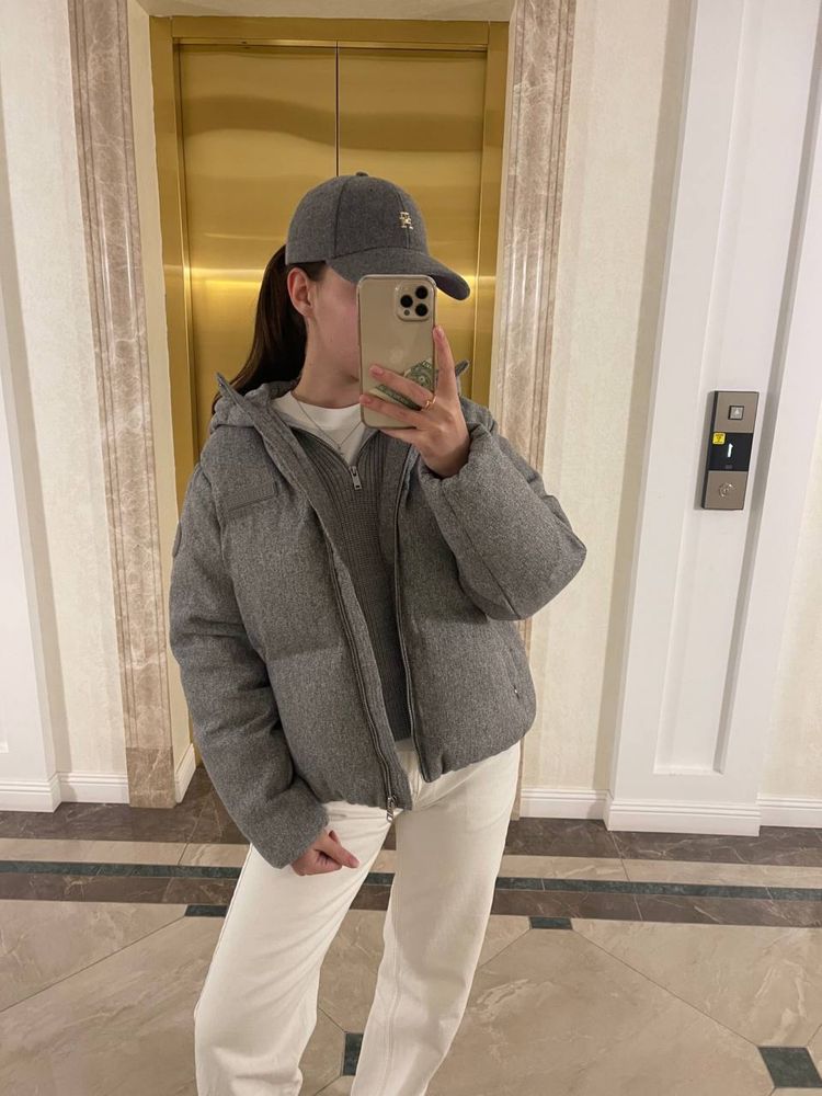 Пуховик Tommy Hilfiger, куртка зимняя , размер S