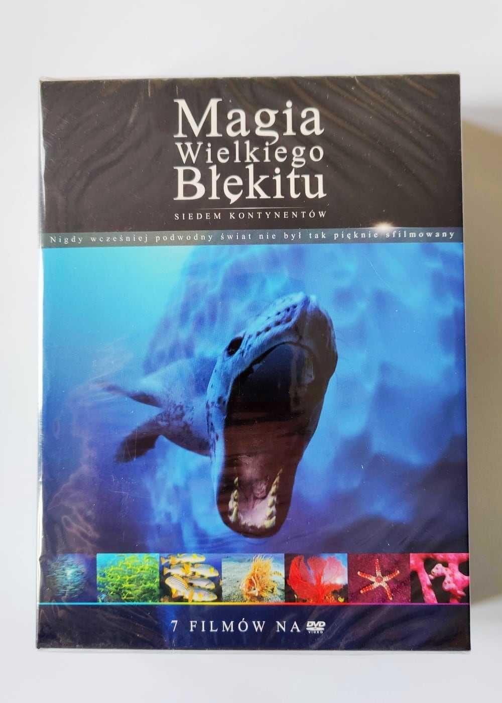 Magia wielkiego błękitu - Siedem kontynentów [7 x DVD - nowe, w folii]