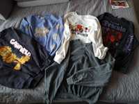 Zestaw bluz h&M,pull and bear  Garfield, jesień 36/38 narzuty swetry