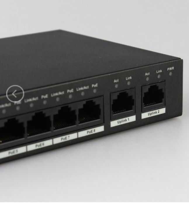 Комутатор мережевий Dahua DH-PFS3010-8ET-96