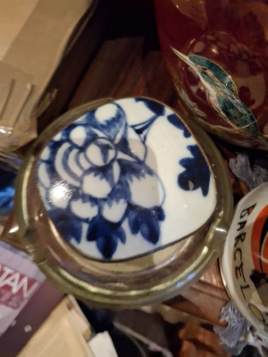 Caixa antiga prata arte deco