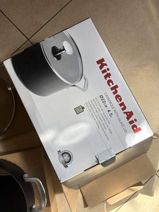 Garnek KitchenAid 4,5l z pokrywką nowy oryginalny