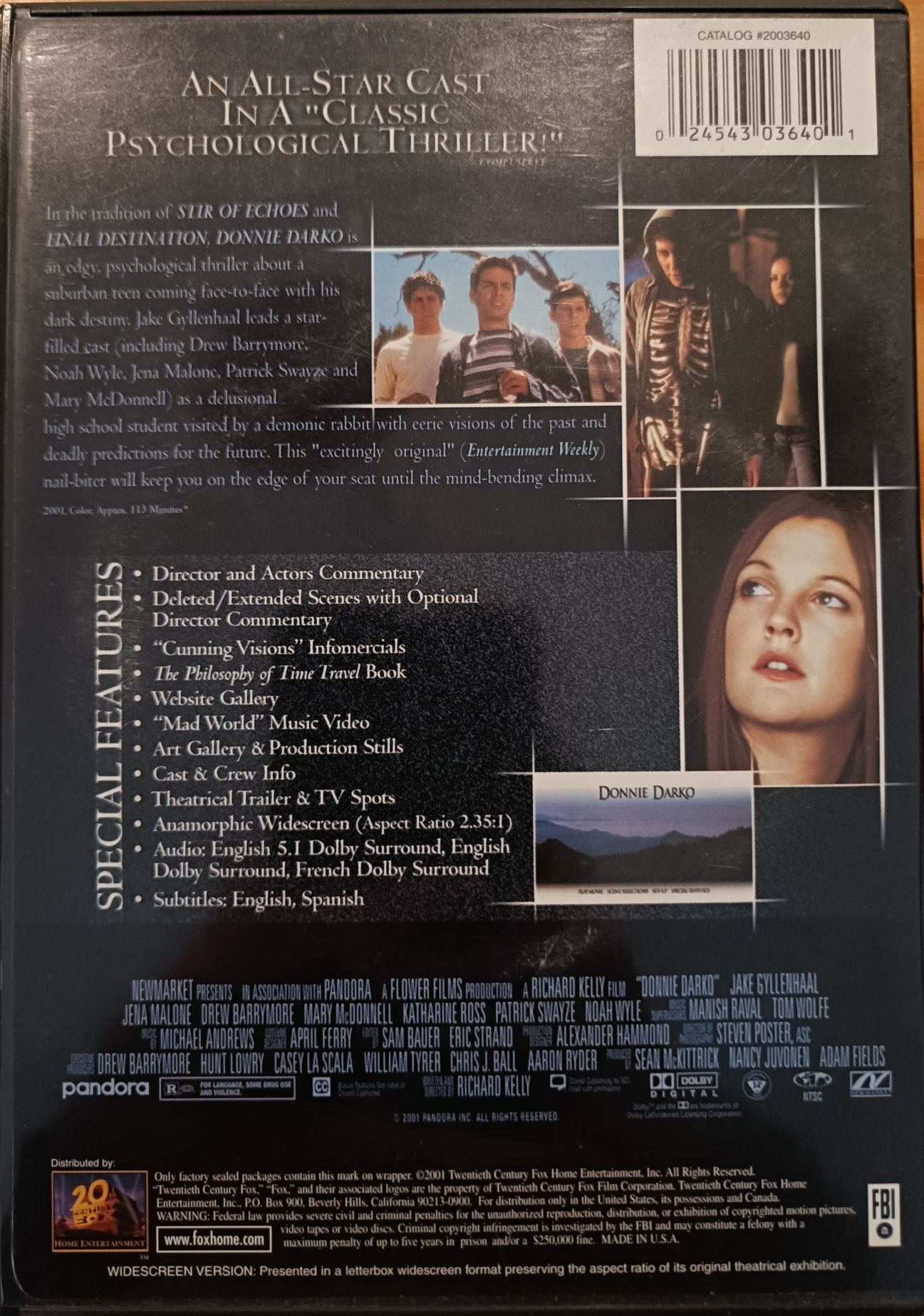 DVD Donnie Darko, de Richard Kelly