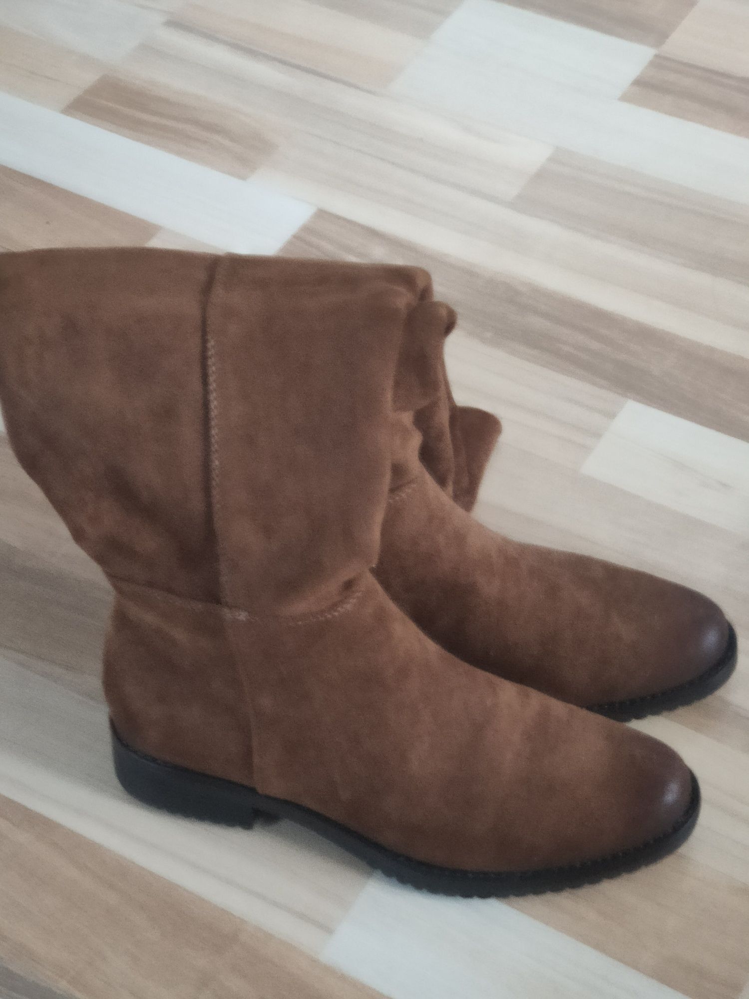 Kulig rude /brąz KOZAKI długie wiosna/jesień/zima nowe rozm. 39