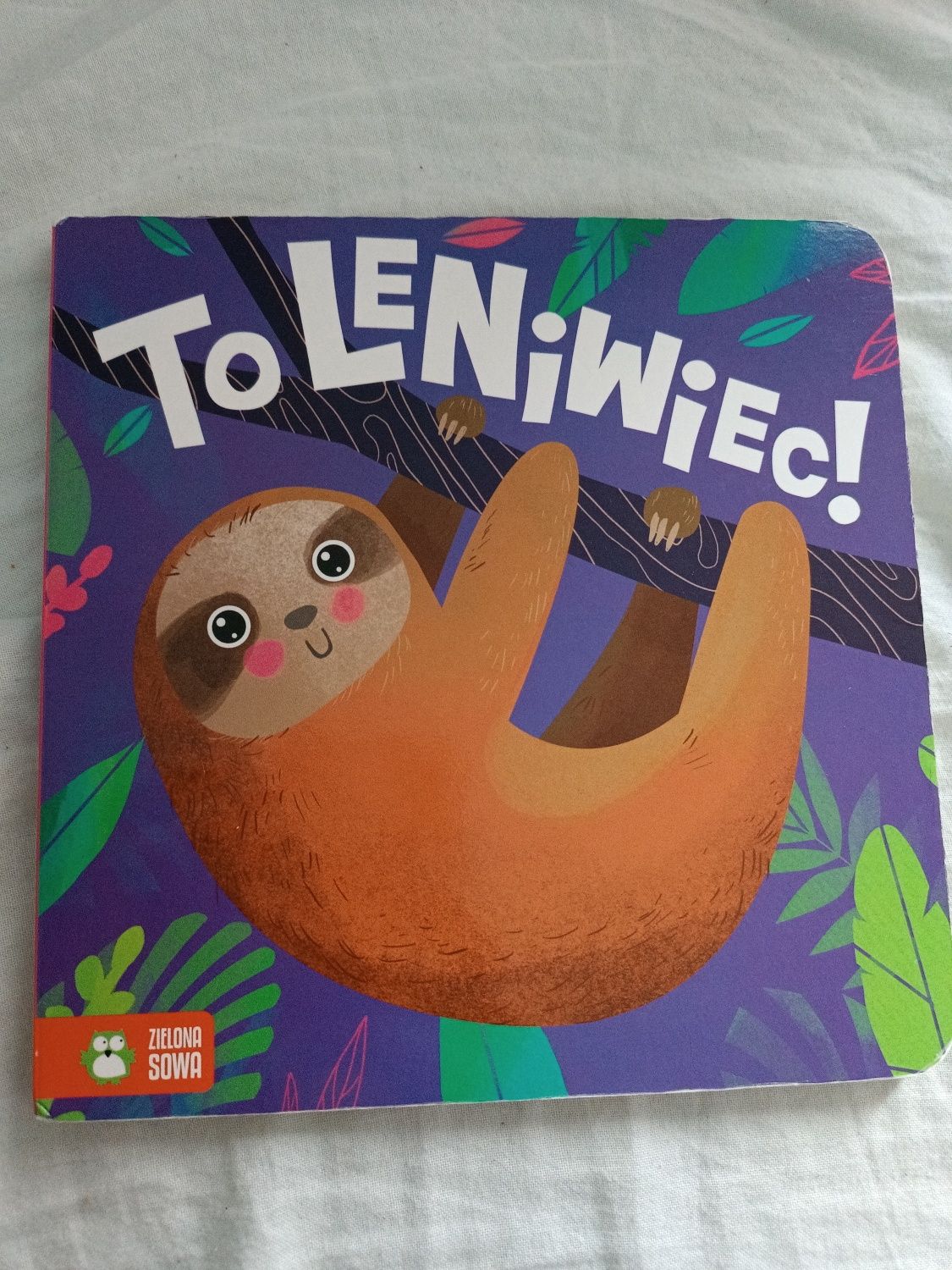 Książka dla dzieci " To leniwiec! " Zielona sowa
