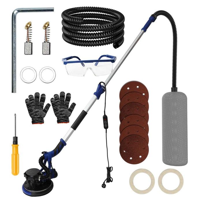 Lixadeira girafa, espirador encorpado e luz led.