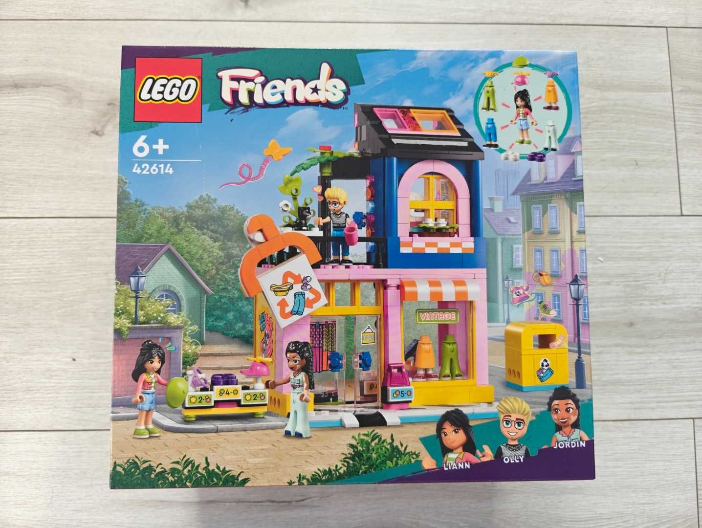Fabrycznie NOWE LEGO Friends 42614 Sklep z odzieżą używaną, retro