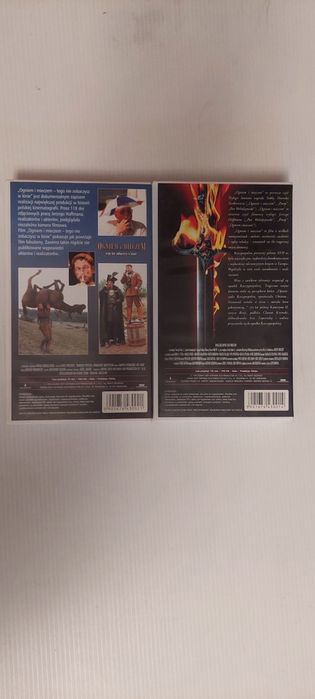 Ogniem i mieczem Kasety VHS  ,film plus materiały dodatkowe 2 sztuki