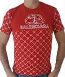 BALENCIAGA T-SHIRT koszulka czerwona r. M