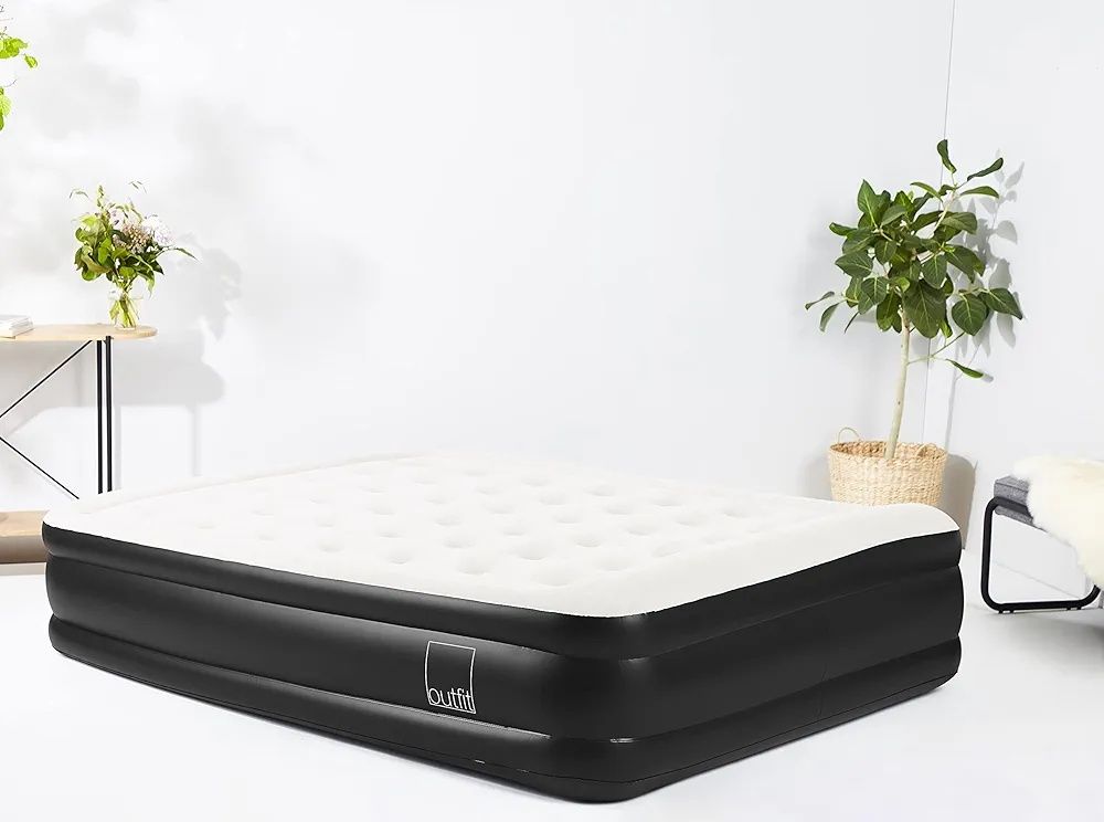Materac dmuchany 2 osobowy z wbudowaną pompką ,nowy firmy INTEX, Łóżko