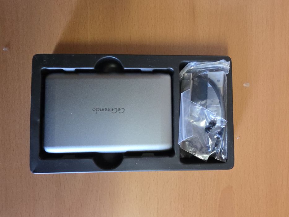 Kieszen Obudowa dysku GiGimundo 10 Gb/s Dual Bay M.2 NVMe SSD + dysk