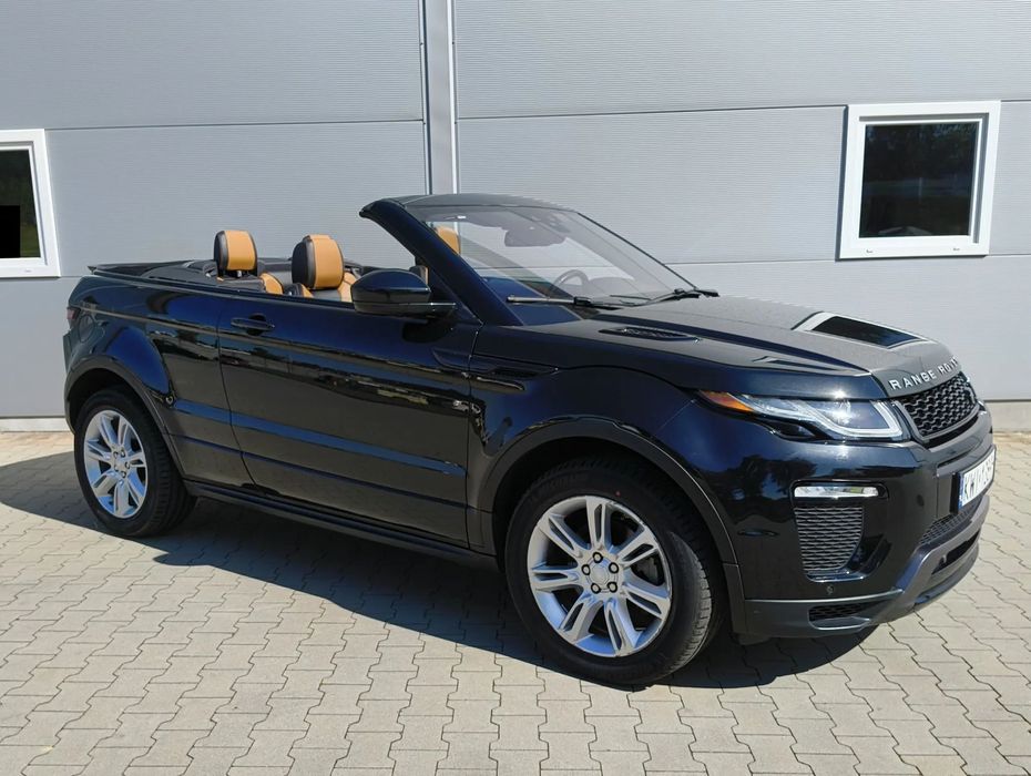 Land Rover Range Rover Evoque Cabrio, sprzedaż lub wynajem, gwarancja, FV 23 %