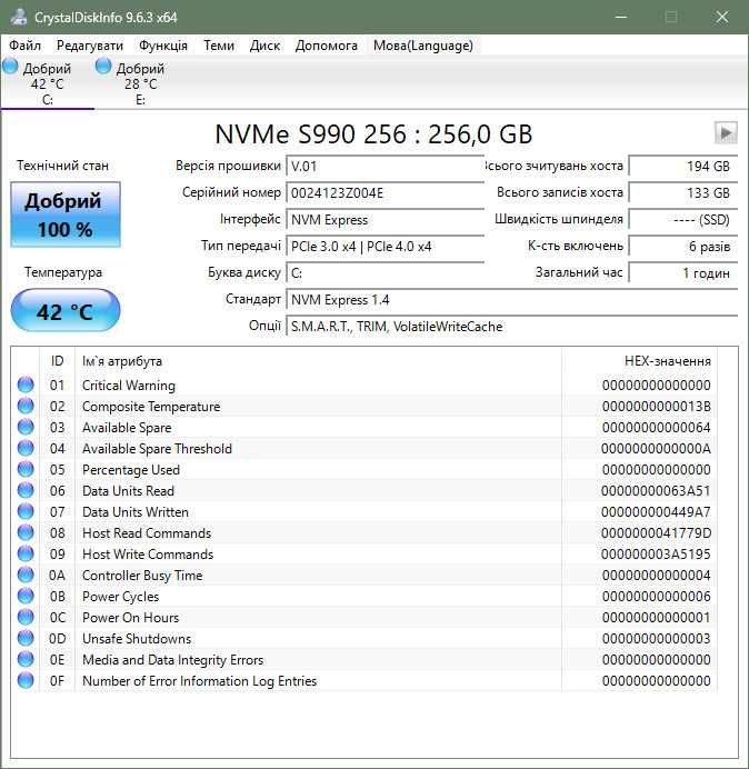 2230 SSD M2 NVME 256ГБ 2230 Твердотільний жорсткий диск SomnAmbulist