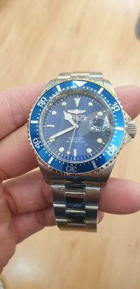 Invicta pro diver silver and blue