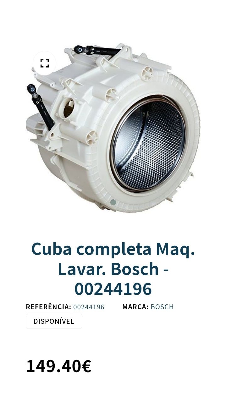 Tambor maquina lavar bosch