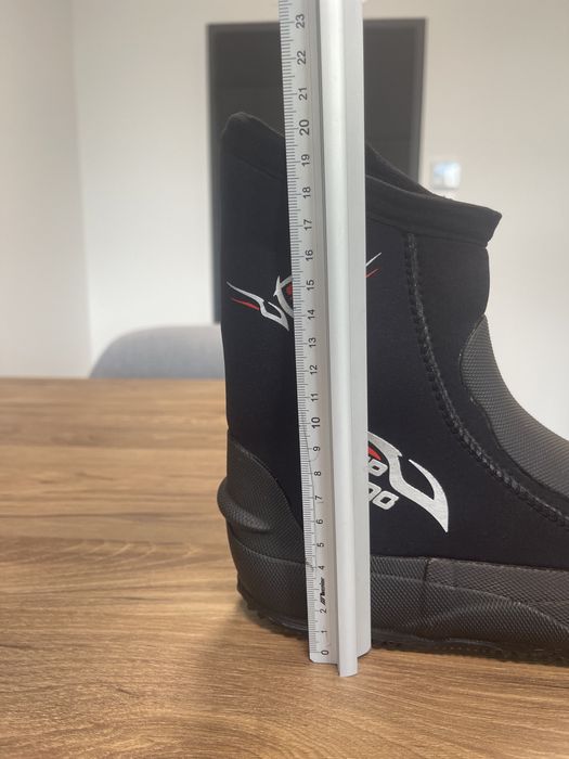 Buty neoprenowe 5 mm do wody nurkowania sup deska 255-260 mm długości