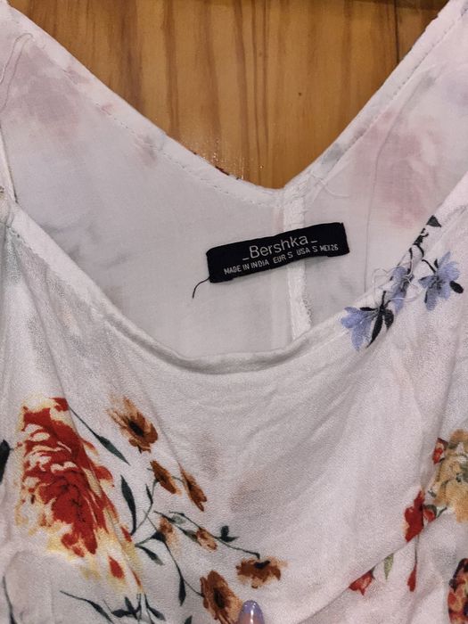 Vestido branco - Bershka