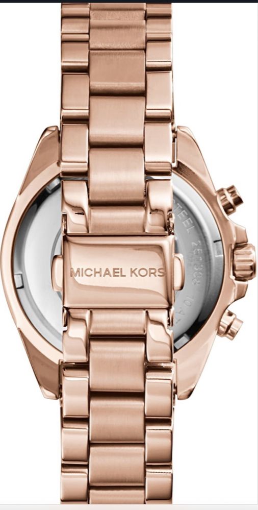 Годинник жіночій Michael Kors Mini Bradshaw Rose Gold 36mm часы