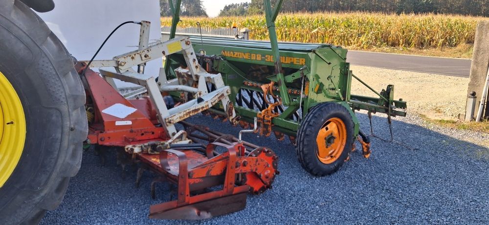 Agregat uprawowo siewny kuhn hr 300 amazone d8