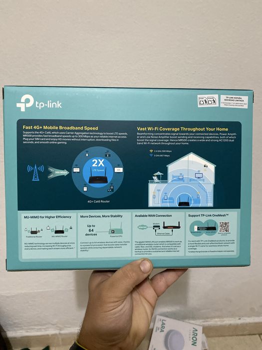 Router Cartao SIM 4G+ TP Link