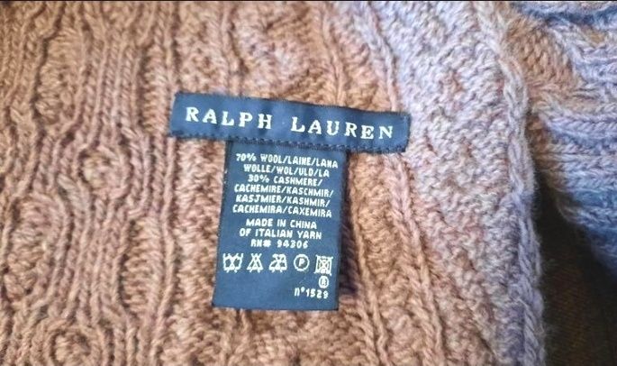 Накидка на плечи тёплая Ralph Lauren