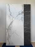 Ekskluzywny slab gresowy 120x280 | Biały marmur z szarą żyłą | Satyna