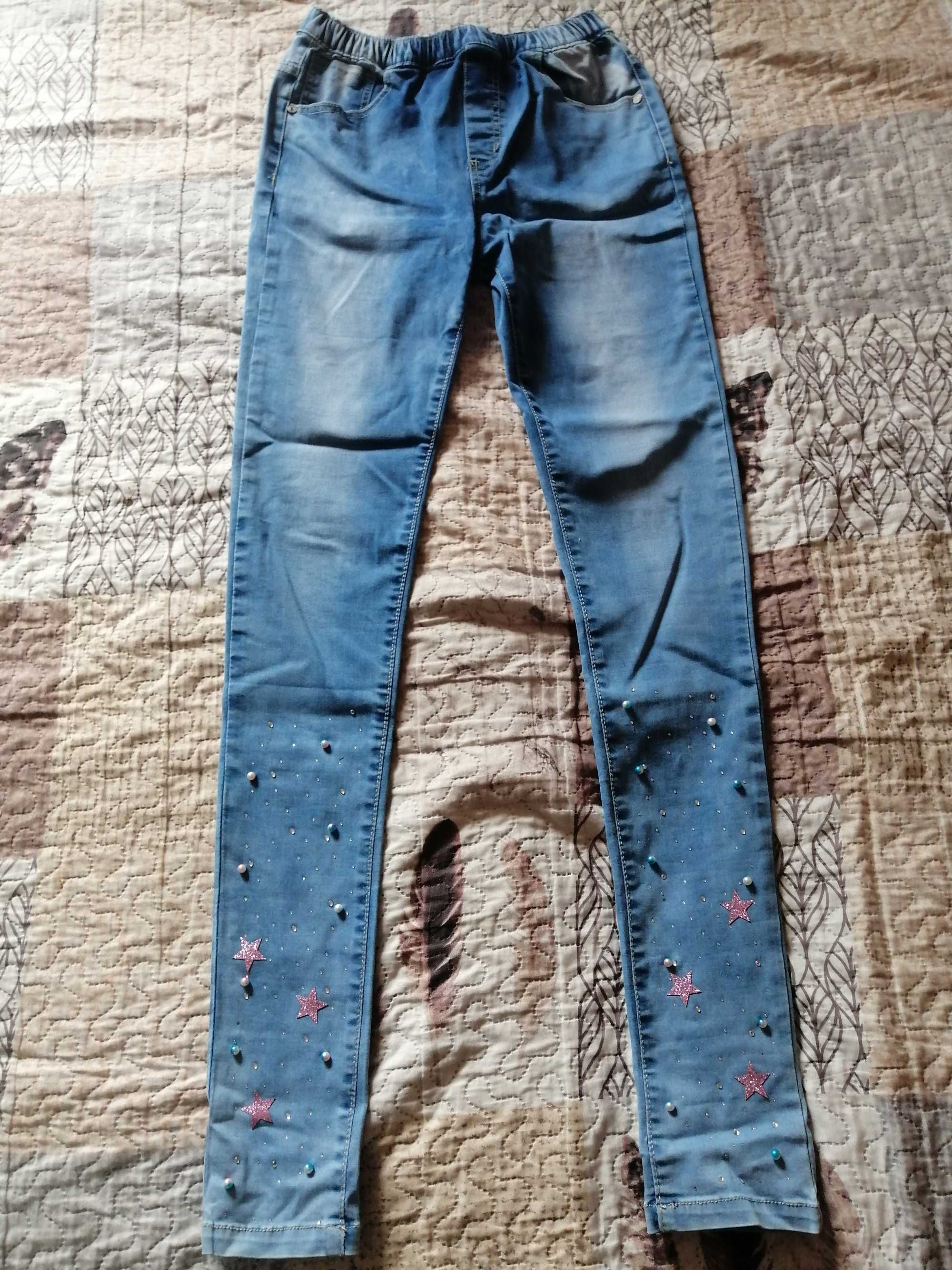 Legginsy dżinsy rozmiar  164 (z metki 170-176)