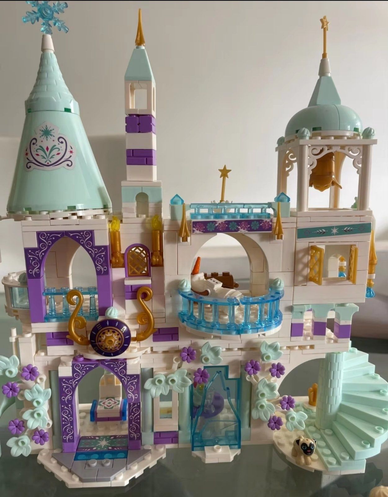 Конструктор Miniso Disney замок Эльза 742 шт блоков Lego