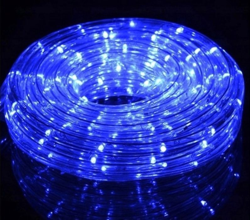 Wąż LED 20M Niebieski Zewnętrzne Wewnętrzne