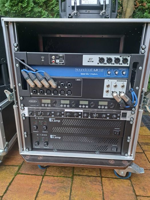 Końcówki mocy T.Amp e800, e 1200, mixer ui16,sirus Quadr=4h,behringer