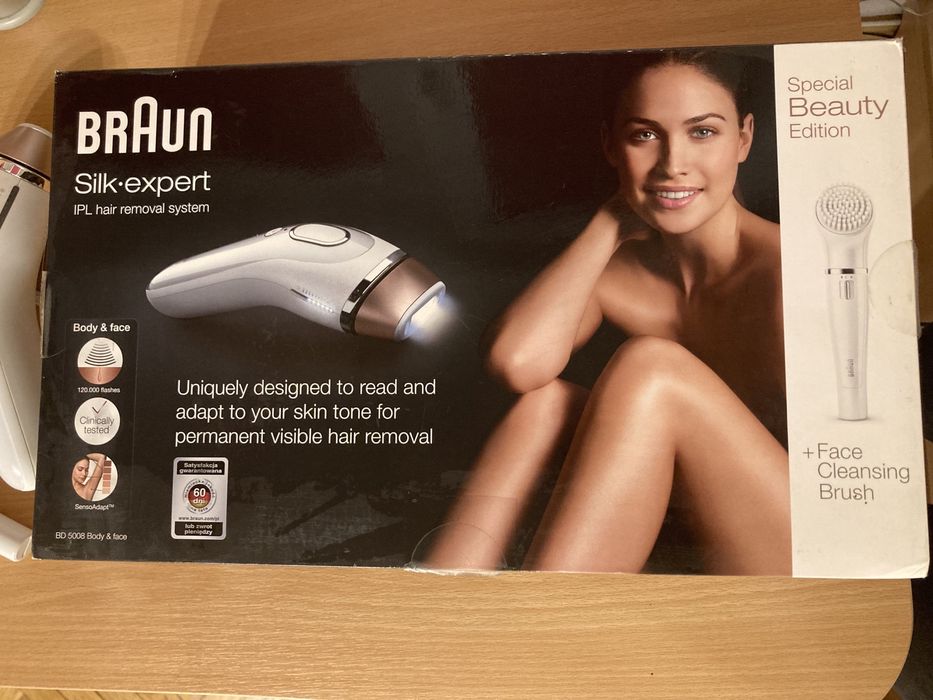 Depilator BRAUN Silk-Expert IPL BD 5008 Body & face i szczoteczka