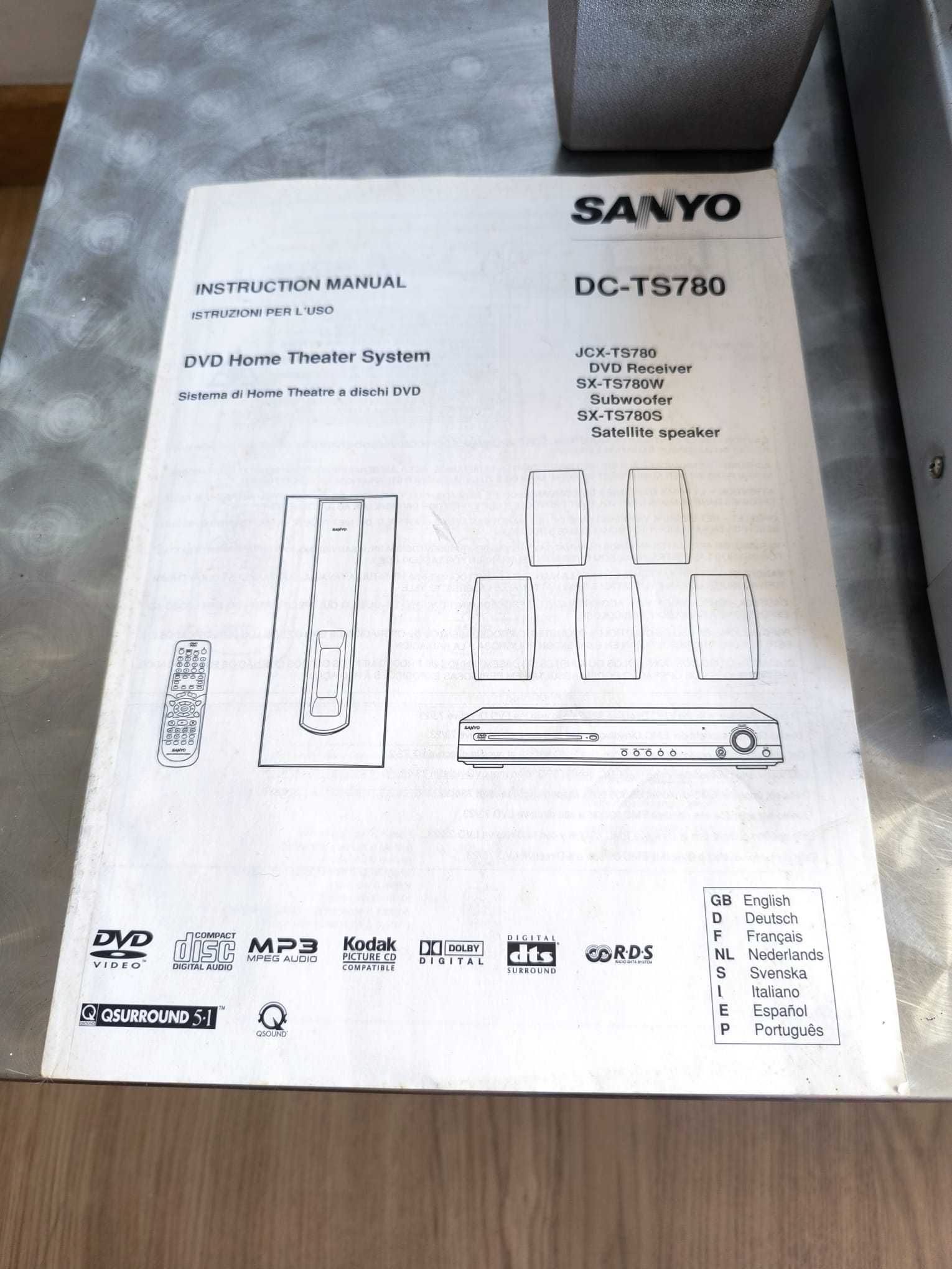 SANYO
DC-TS780 – Home Theater System