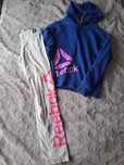 Reebok dres komplet dziewczęcy 134