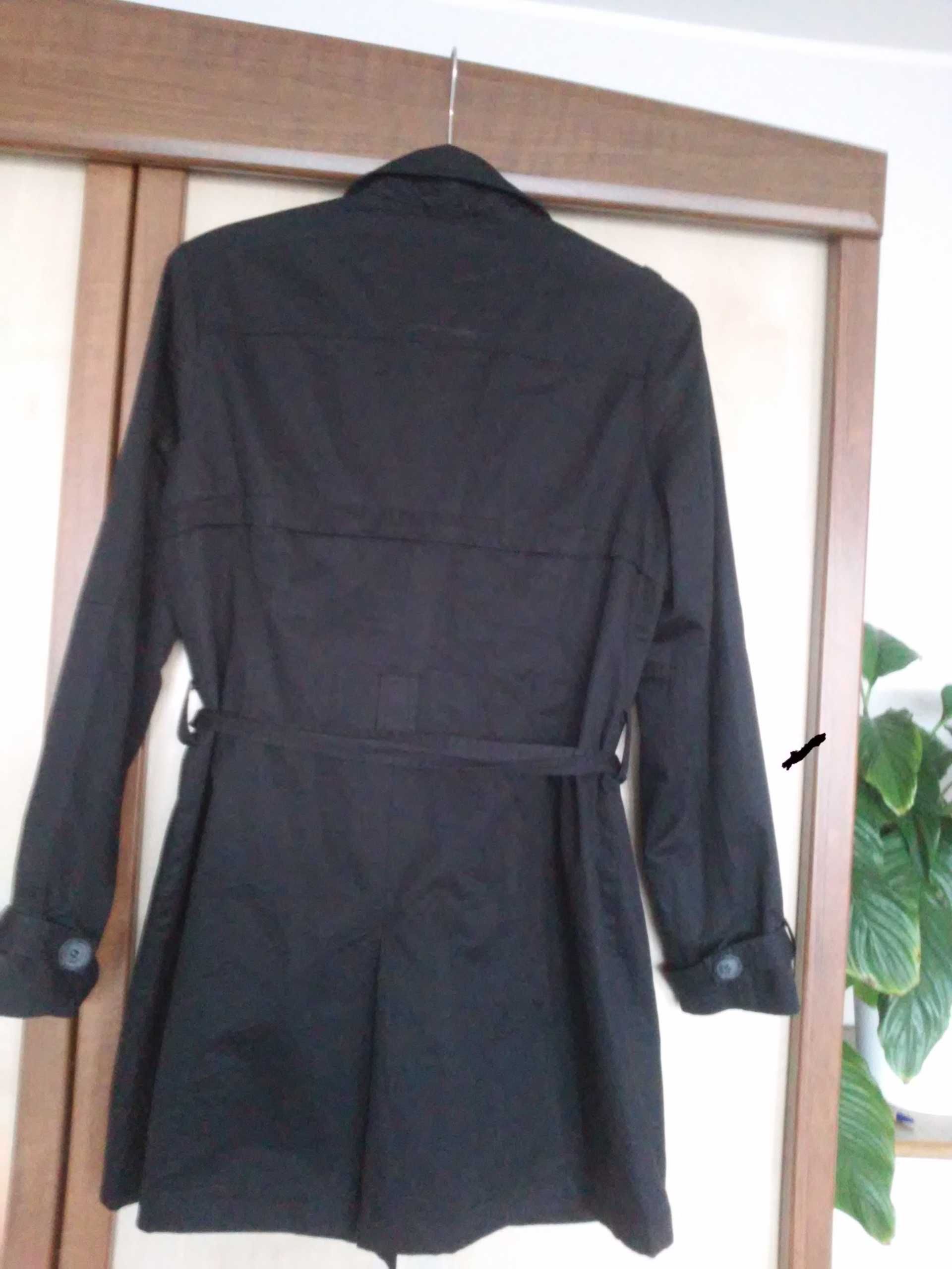 płaszcz/trencz XL-bawełna,pasuje na 40-(46-jednorzędowo)