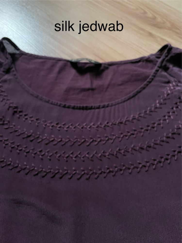 Jedwabna blyzka Massimo Dutti