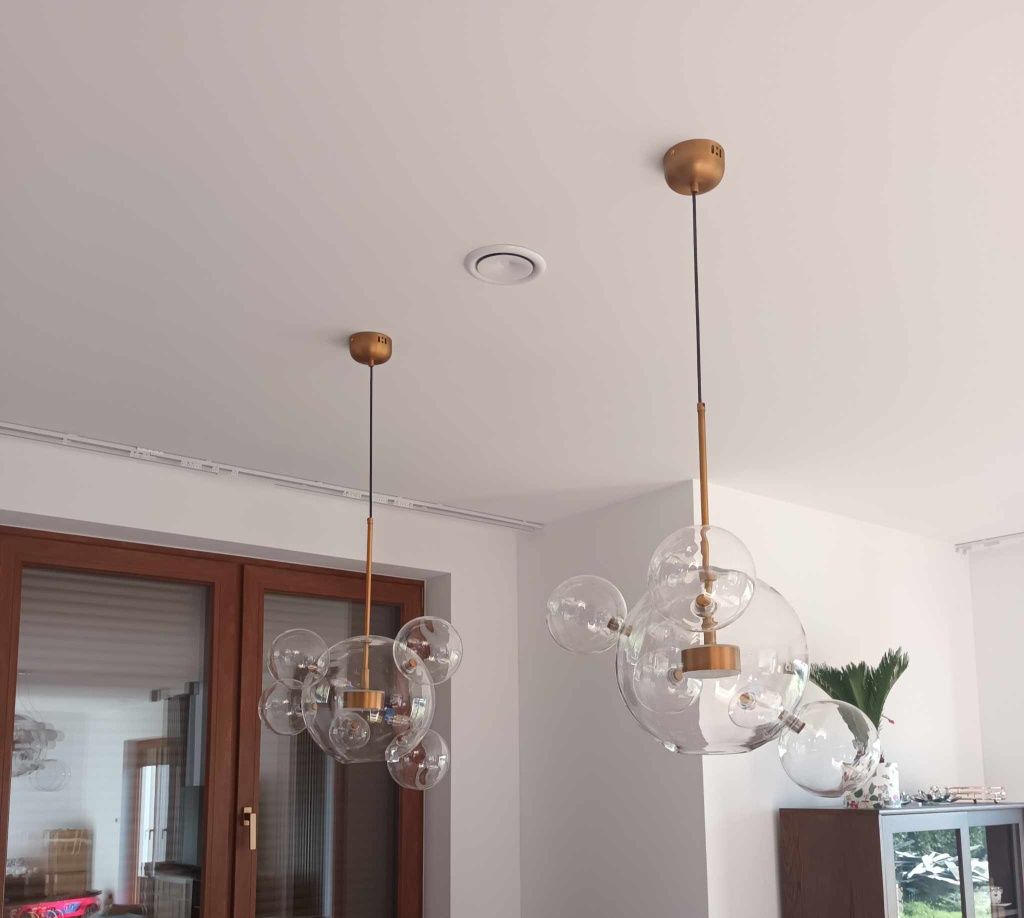 Lampa Led żyrandol bombelki Bubbles Gold Iluminar