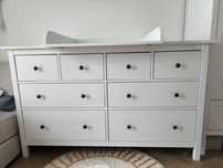 Komoda Ikea Hemnes, drewniana z przewijakiem