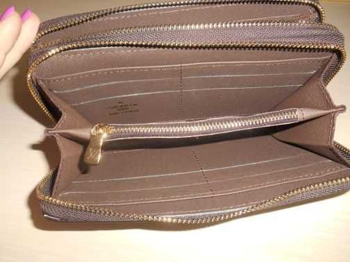 Portfel torebka Saszetka organiser 2 zamek Louis Vuitton, 078-3-1