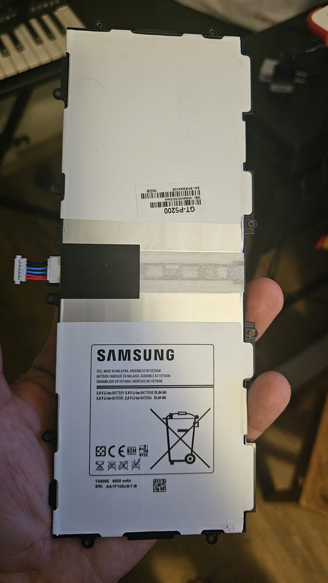 Bateria do Tableta Samsung Tab 3 niesprawna