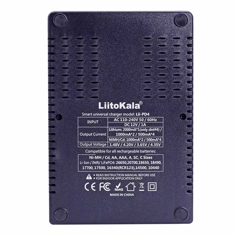 Лучшее зарядное LiitoKala Lii-PD4 LiitoKala Lii-600