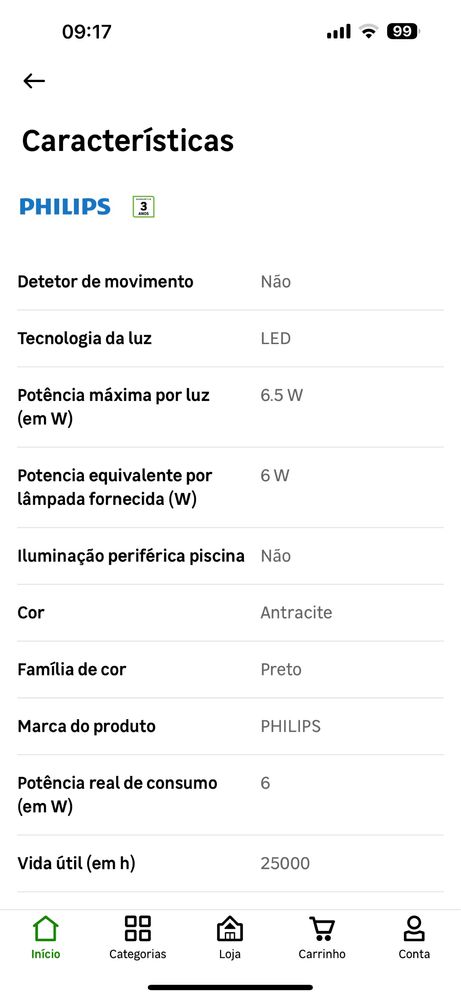 Aplique / candeeiro de parede para exterior, NOVO - marca Philips