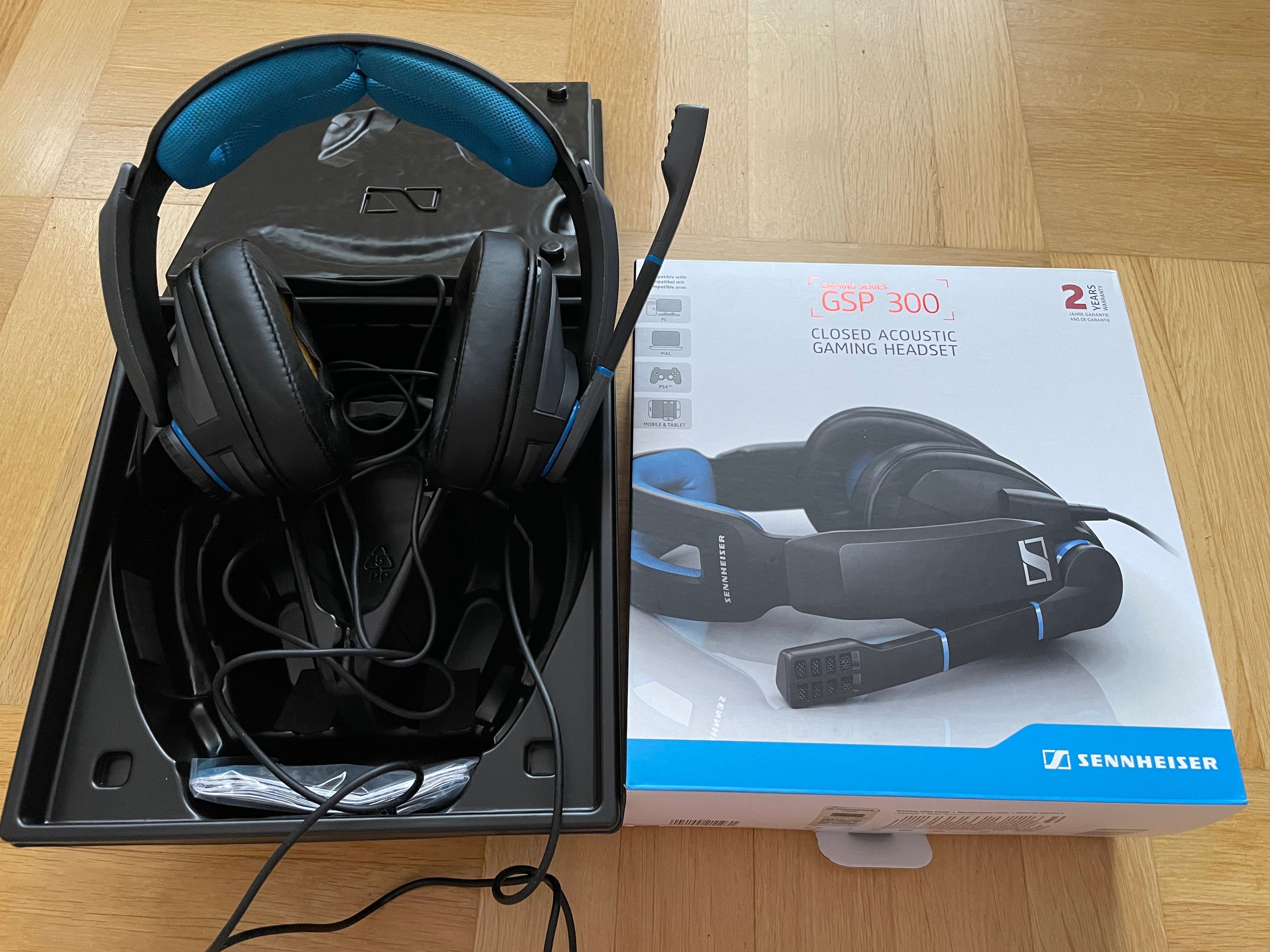 Słuchawki z mikrofonem sennheiser gsp 300