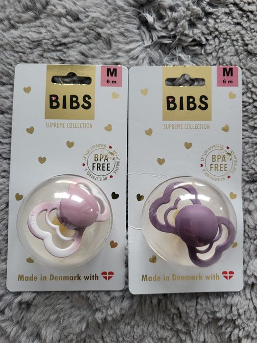 Bibs smoczek kauczukowy supreme 6m + 2szt