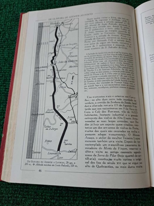 Livro Estradas de Portugal - Lello & Irmão (Porto)