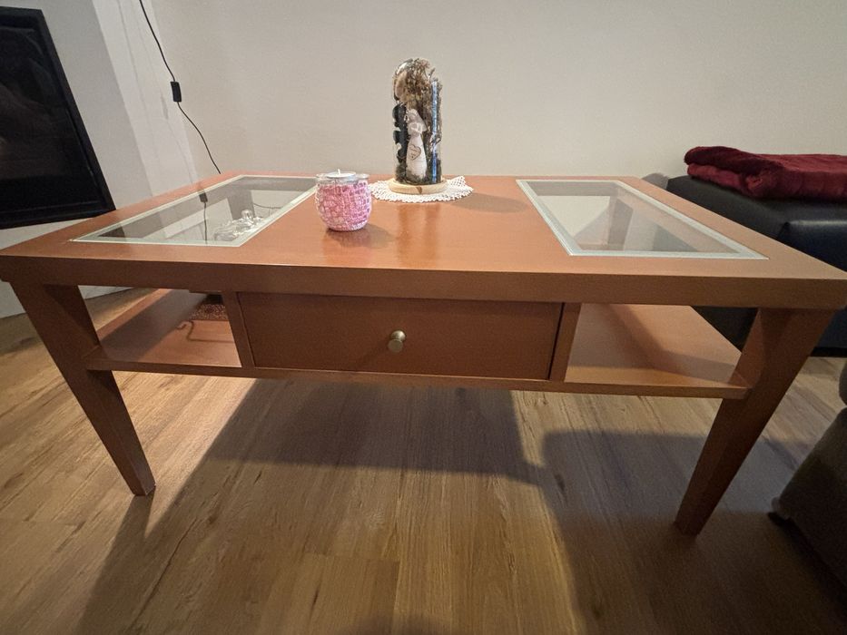 Mesa de centro para sala de estar em Madeira Faia