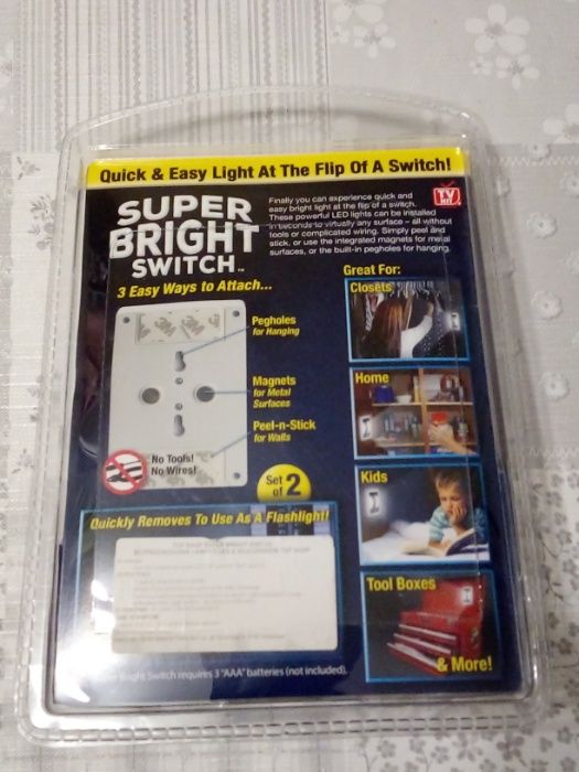 Lampki LED Super Bright Switch 2 szt