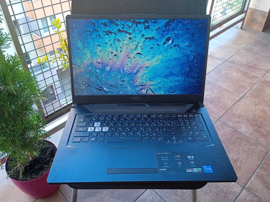 Laptop gamingowy ASUS TUF Gaming F17, i5, RTX 3050, 17,3", stan BD