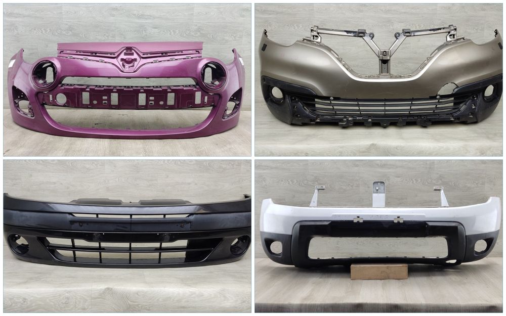 Бампер передній Renault Captur Kadjar Megane Scenic Trafic Twingo