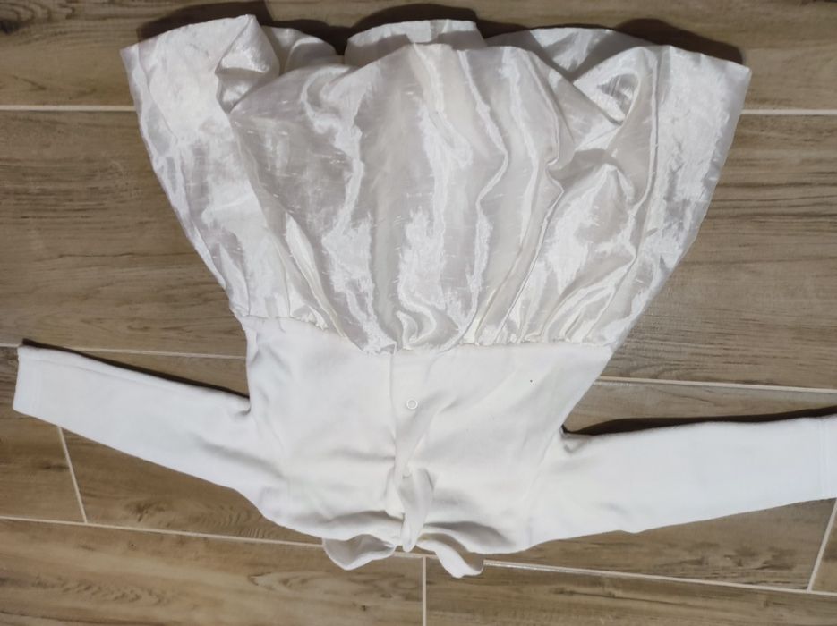 Sukienka do chrztu 74 polar plus satyna Baby Rose