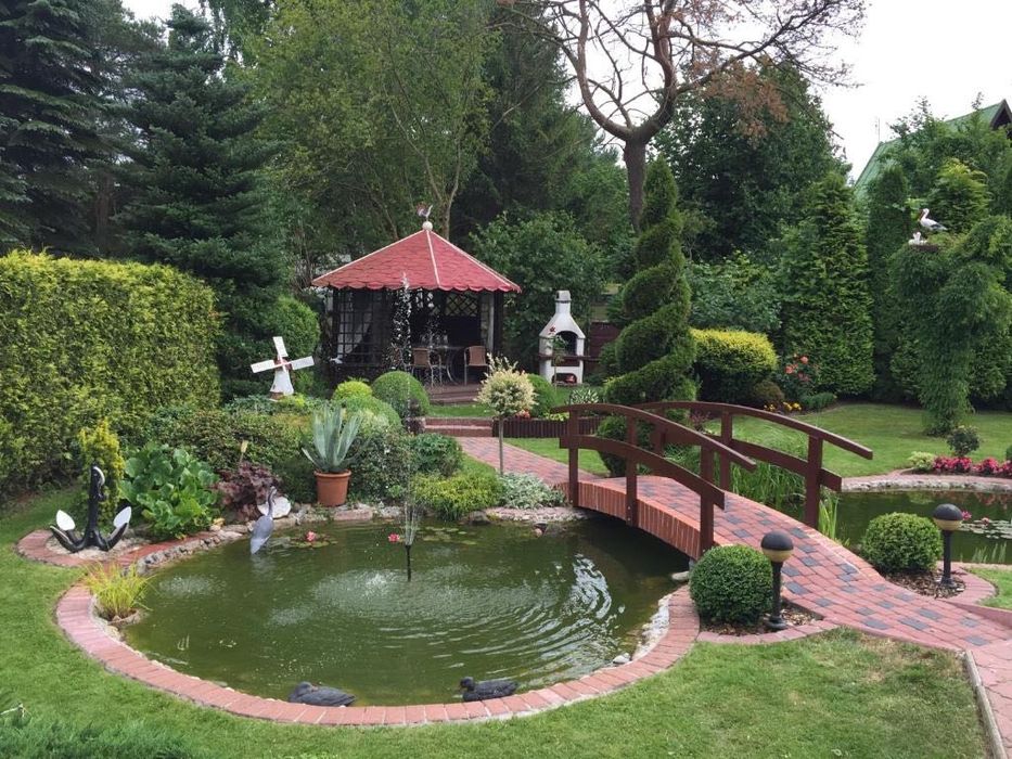 Domek nad jeziorem na Kaszubach w Kamieniu z balią jacuzzi od września
